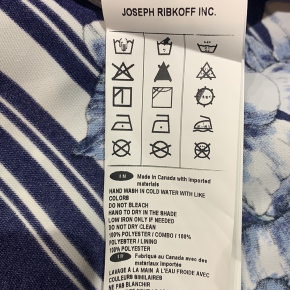 NWT 🌸JR Midnight Blue/Multi Floral Striped Kerchief Hem Midi Dress - Picture 16 of 16